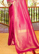 Load image into Gallery viewer, Hot Pink Woven Kanjivaram Saree:Limited Edition Clothsvilla