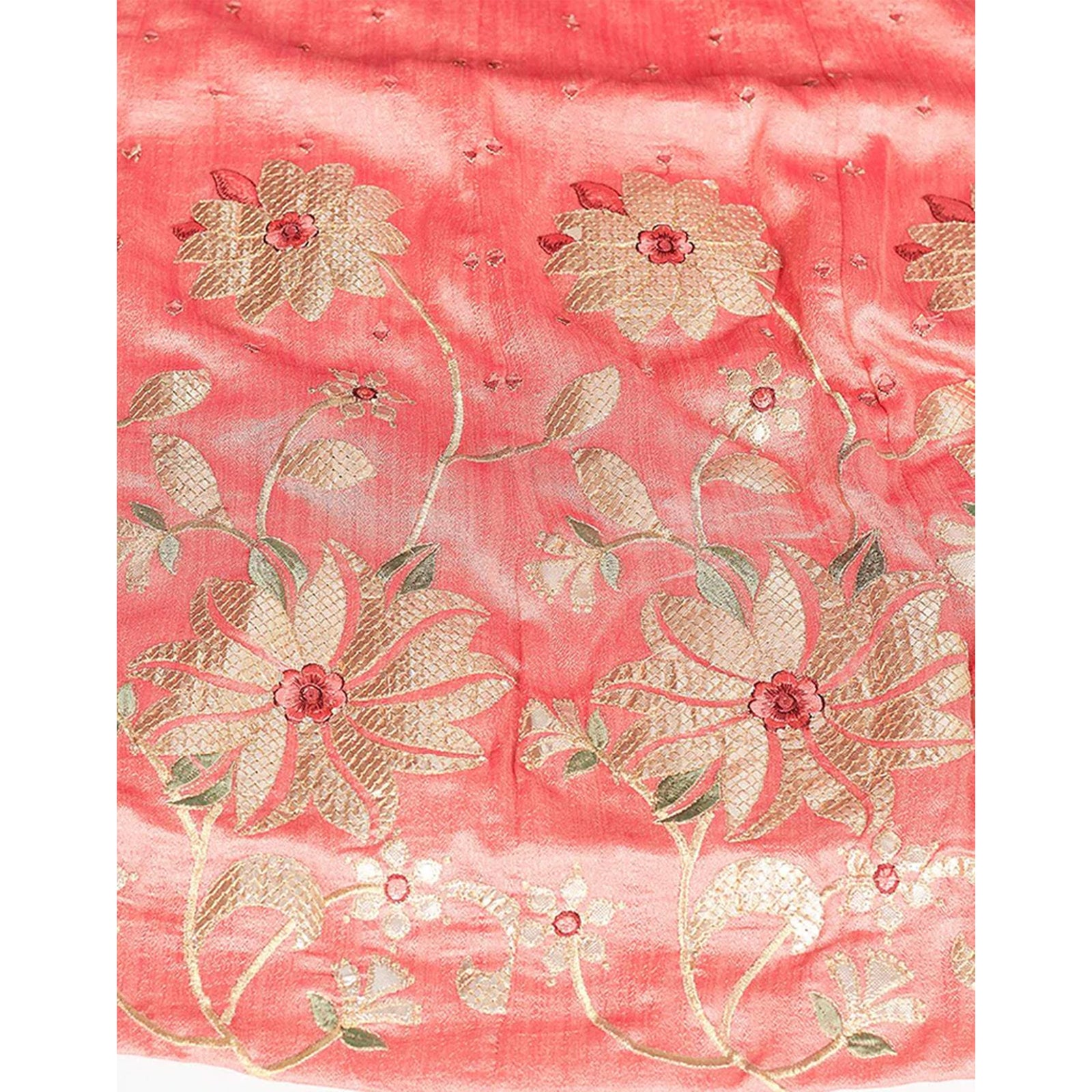 Pink Daisy Gota Patti and Zari Stich Without can can work Lehenga choli ClothsVilla