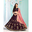 Purple Brown Gota Patti and Zari Stich Without can can work Lehenga choli ClothsVilla