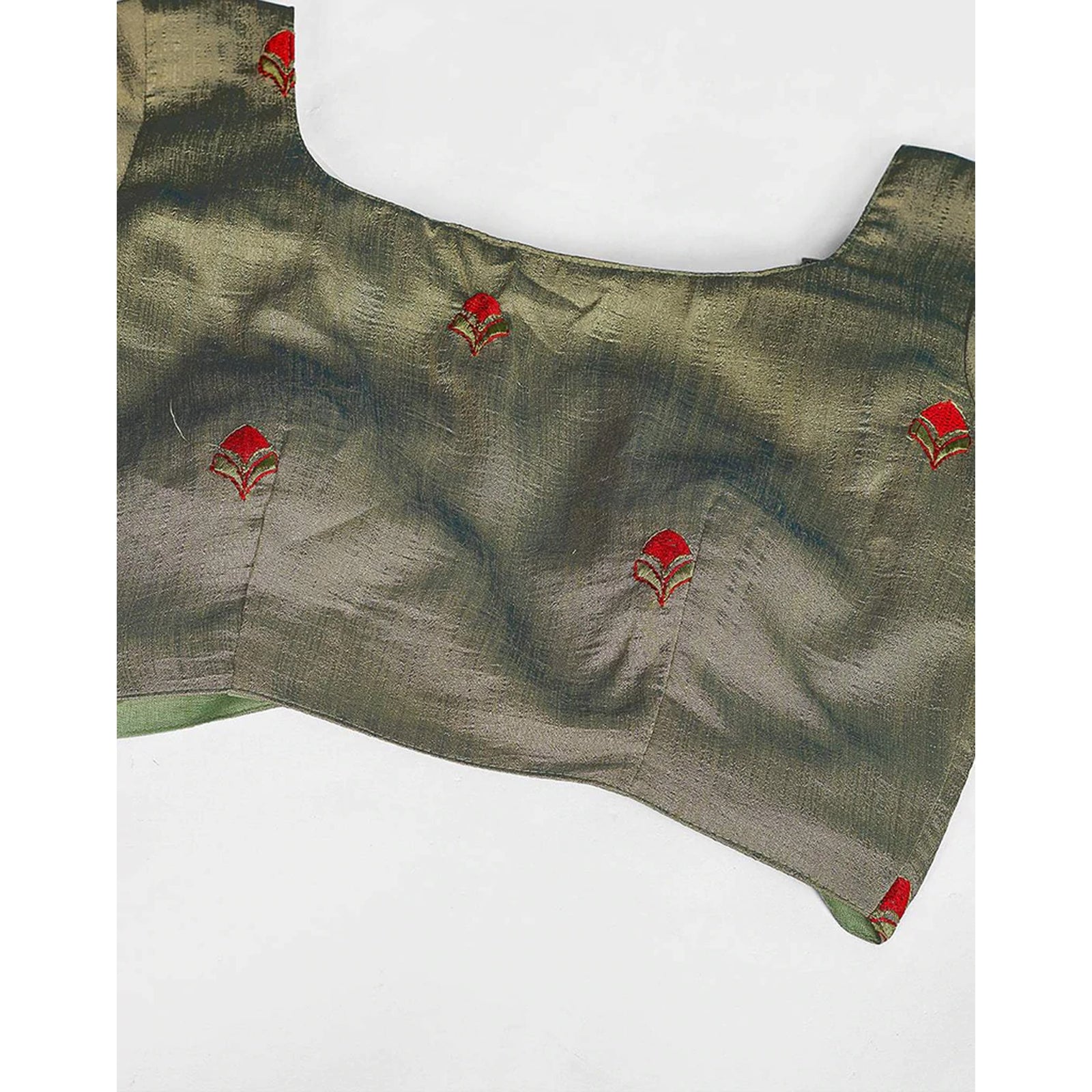 Brown Grey Gota Patti and Zari Stich Without can can work Lehenga choli ClothsVilla