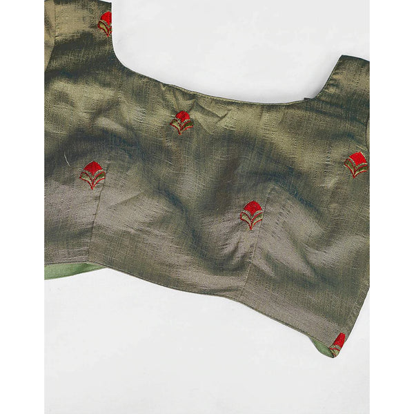 Brown Grey Gota Patti and Zari Stich Without can can work Lehenga choli ClothsVilla