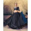 Load image into Gallery viewer, Black Pearl Georgette Fabrics Lehenga choli ClothsVilla