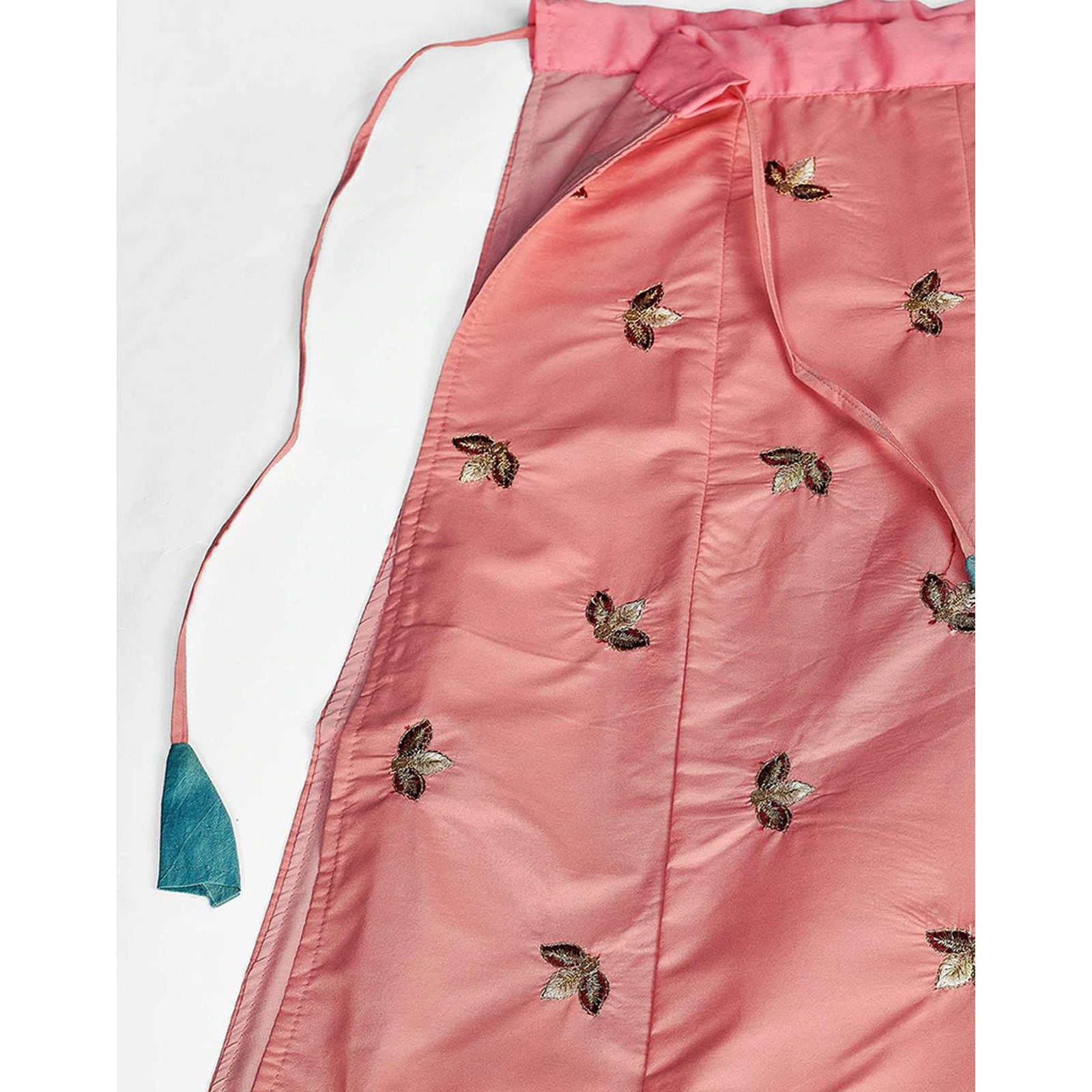 Sweet Pink Gota Patti and Zari Stich Without can can work Lehenga choli ClothsVilla