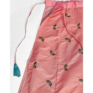 Sweet Pink Gota Patti and Zari Stich Without can can work Lehenga choli ClothsVilla