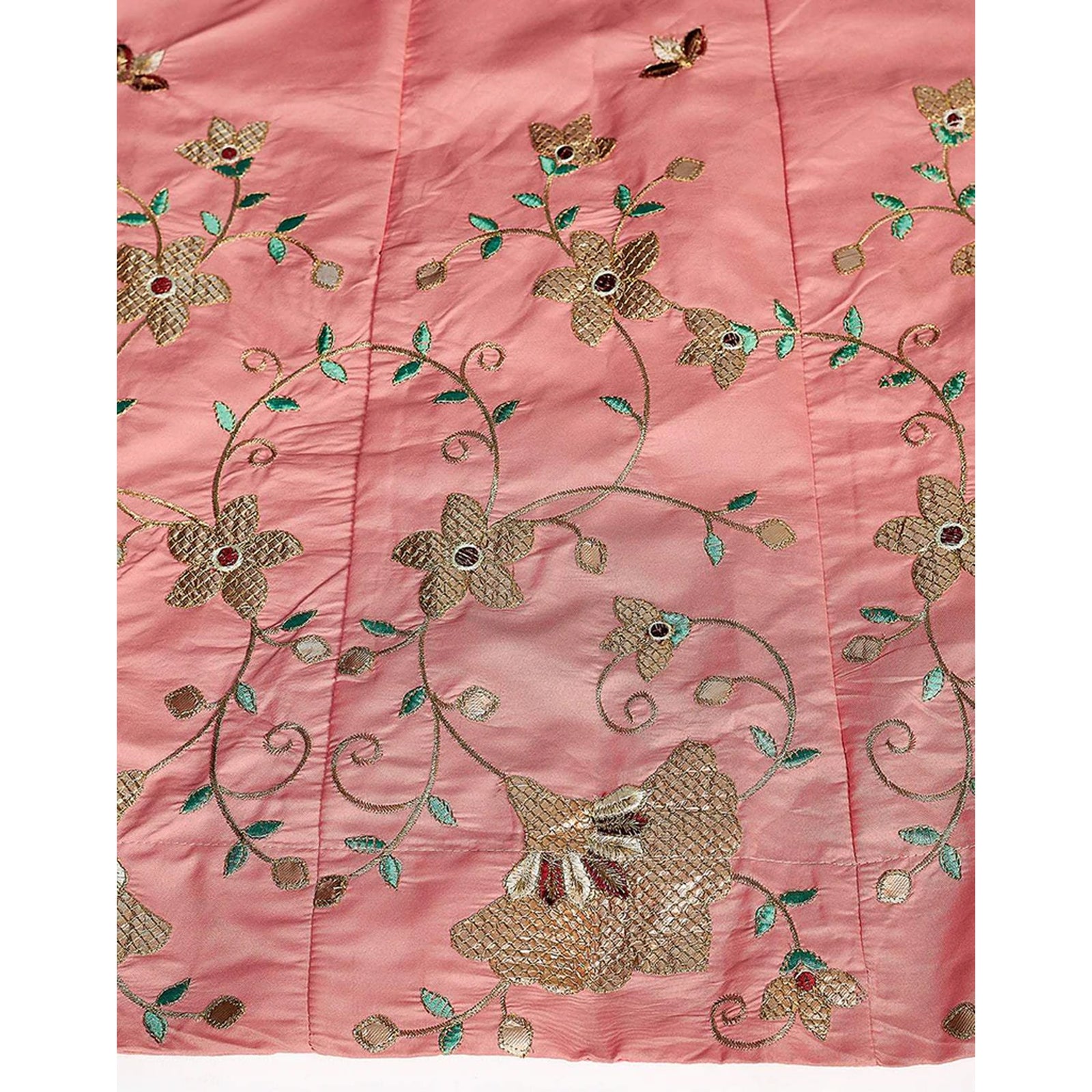 Sweet Pink Gota Patti and Zari Stich Without can can work Lehenga choli ClothsVilla