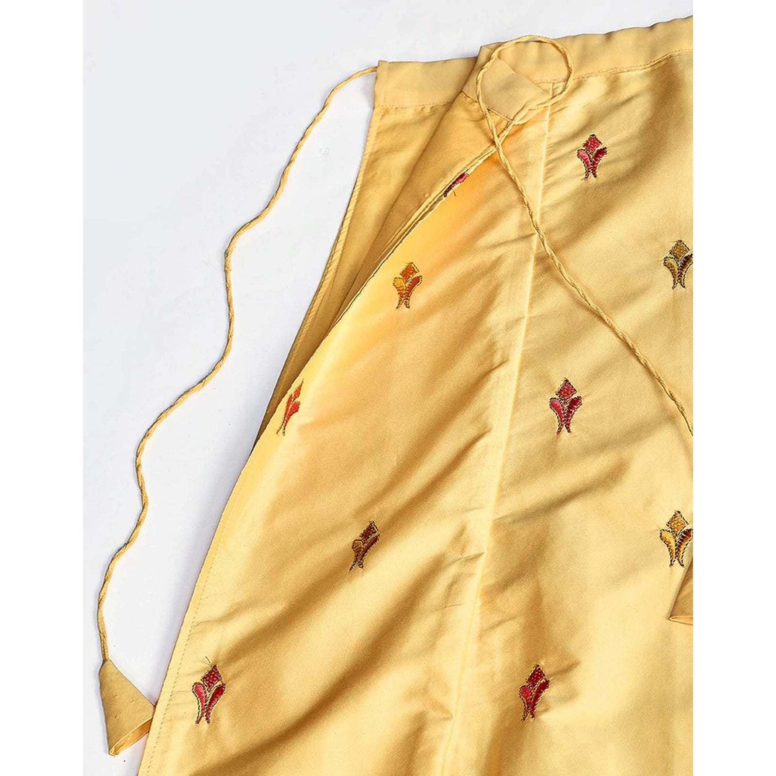Golden Sand Gota Patti and Zari Stich Without can can work Lehenga choli ClothsVilla