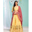 Golden Sand Gota Patti and Zari Stich Without can can work Lehenga choli ClothsVilla