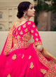 Load image into Gallery viewer, Pink Color Dori And Stone Work Satin Material Lehenga Choli Clothsvilla