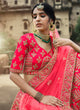 Load image into Gallery viewer, Wedding Wear Pink Color Satin Material Dori Work Lehenga Clothsvilla