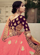 Load image into Gallery viewer, Dori And Stone Work Wine Color Satin Fabric Lehenga Choli Clothsvilla