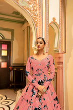 Load image into Gallery viewer, Party Wear Peach Color Shibori Print With Embroidered Gown Clothsvilla