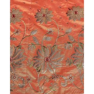 Sunrise Orange Gota Patti and Zari Stich Without can can work Lehenga choli ClothsVilla