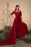 Georgette Embroidered Work Kurta Palazzo Dupatta Set ClothsVilla.com