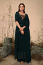 Georgette Embroidered Work Kurta Palazzo Dupatta Set ClothsVilla.com