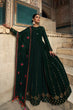 Load image into Gallery viewer, Georgette Thread &amp; Sequence Embroidered Work Gown ClothsVilla.com
