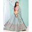 Pastel Grey Gota Patti and Zari Stich Without can can work Lehenga choli ClothsVilla