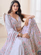 Load image into Gallery viewer, Light Purple Georgette Embellished Semi Stitched Lehenga Choli Clothsvilla