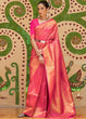 Load image into Gallery viewer, Hot Pink Zari Woven Kanjivaram Silk Saree Clothsvilla