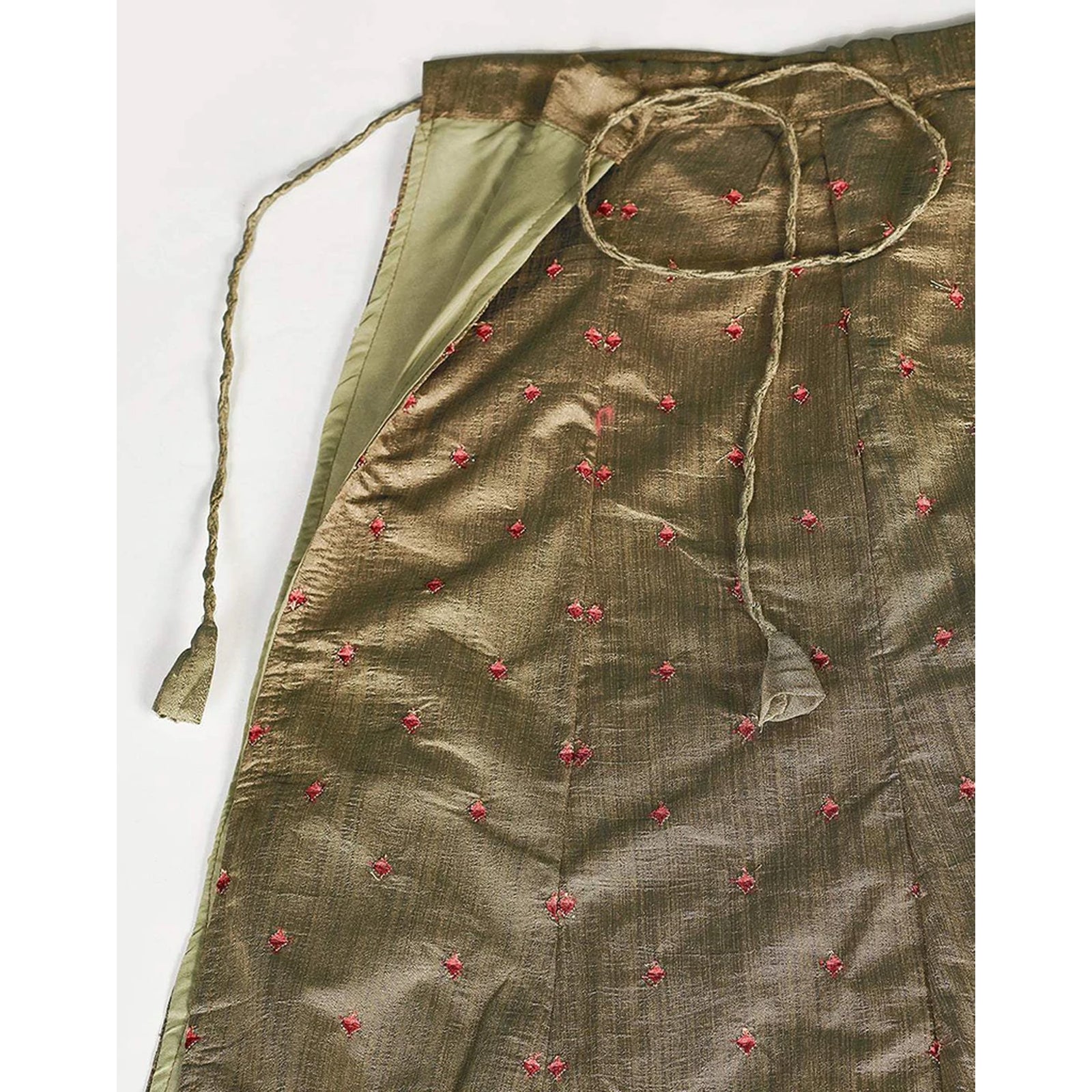 Pastel Brown Gota Patti and Zari Stich Without can can work Lehenga choli ClothsVilla