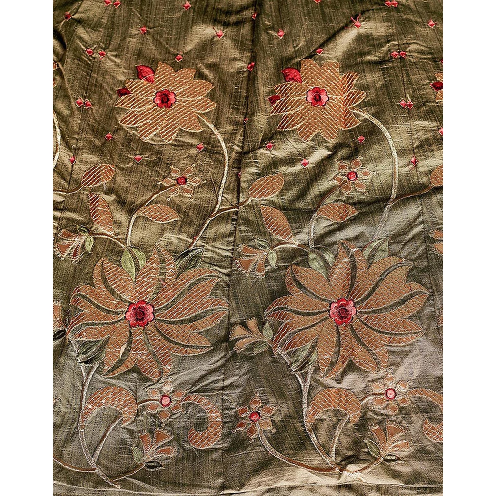 Pastel Brown Gota Patti and Zari Stich Without can can work Lehenga choli ClothsVilla