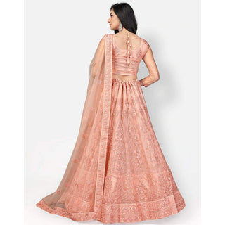 Heavy Soft Net Lehenga Choli with heavy Embroidery Work ClothsVilla