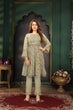Load image into Gallery viewer, Anarkali Suit Set in Mint Green for Party Wear Clothsvilla