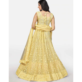 Heavy Soft Net Lehenga Choli with heavy Embroidery Work ClothsVilla