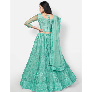 Heavy Soft Net Lehenga Choli with heavy Embroidery Work ClothsVilla