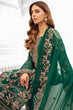 Load image into Gallery viewer, Kurta Set with Heavy Green Embroidery Clothsvilla