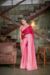 Load image into Gallery viewer, Party Wear Pink Color Diamond Work Double Tone Saree Clothsvilla