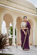 Load image into Gallery viewer, Designer Purple Color Swarovski Sequence Work Silk Saree Clothsvilla