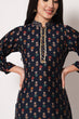Load image into Gallery viewer, Office Wear Chanderi Silk Stitched Foil Print Kurta Pant Set ClothsVilla.com
