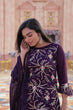 Load image into Gallery viewer, Wedding-ready Sharara Suit Set in Purple Hue Clothsvilla