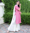 Load image into Gallery viewer, Sharara Set in Pink Cotton with Printed Design Clothsvilla