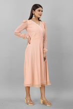 Load image into Gallery viewer, Women&#39;s Pink Maxi Dress Clothsvilla