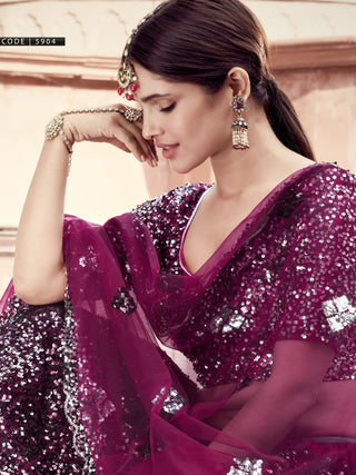 Sangeet Special Designer Fashionable Shaded Lehenga Choli Clothsvilla