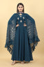 Gorgeous Blue Gown and Shrug Set for Weddings and Parties Clothsvilla