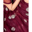 Load image into Gallery viewer, Velvet Maroon Gota Embroidery, Foil and Zari Lehenga choli ClothsVilla