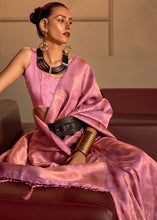 Load image into Gallery viewer, Taffy Pink Two Tone Handloom Weaving Kanjivaram Silk Saree : Top Pick Clothsvilla