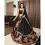 Black Lehenga Choli In Organza Fabric with Digital Print Work and Net Dupatta ClothsVilla