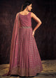 Load image into Gallery viewer, Mauve Purple Sequence And Mirror Work Embroidery Anarkali Gown Clothsvilla