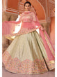 Load image into Gallery viewer, Pista Green Embroidered Designer Lehenga Choli Clothsvilla