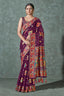 Purple Color Cotton Work Silk Zari Work Saree Clothsvilla