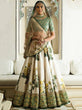 Load image into Gallery viewer, Rose Florals Printed Designer Lehengas with Heavily Embroidered Blouse ClothsVilla