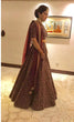 Load image into Gallery viewer, Elegant Maroon Colored Designer Heavy Embroidered Raw Silk Lehenga ClothsVilla