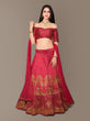 Load image into Gallery viewer, Sophisticated Red Colored Party wear Embroidered Lehenga Choli ClothsVilla