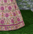 Load image into Gallery viewer, Prominent peach Colored Bridal wear Embroidered Lehenga Choli ClothsVilla