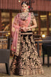Load image into Gallery viewer, Exceptional Maroon Colored Wedding Wear Embroidered Lehenga Choli ClothsVilla