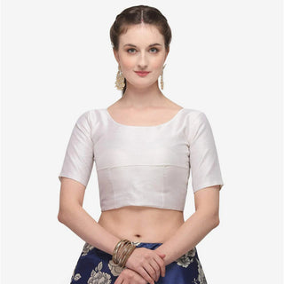 Dark Blue Color Zari Silk Lehenga Choli with Net Dupatta ClothsVilla
