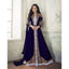 Dark Blue Designer Georgette Gown with Heavy Embroidery Work ClothsVilla